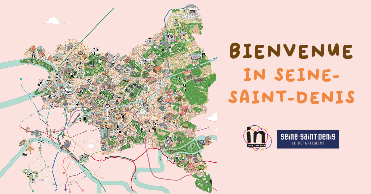 Logo Bienvenie In Seine Saint Denis